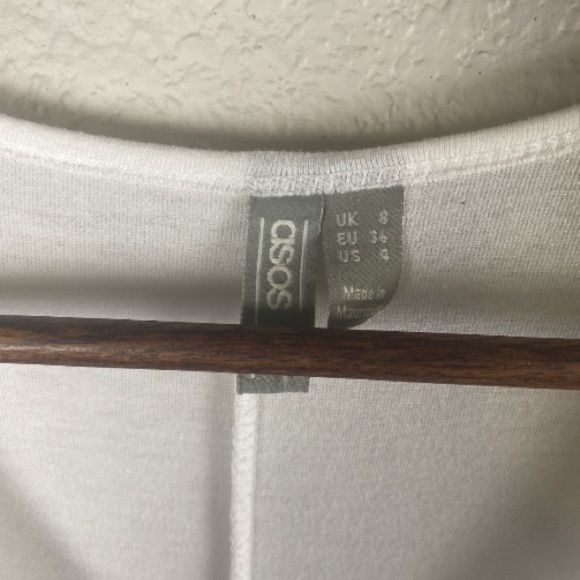 ASOS white lg sleeve tee//S - Picture 5 of 6